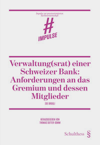 Zoe Brogli ::: Verwaltung(srat) einer Schweizer Bank